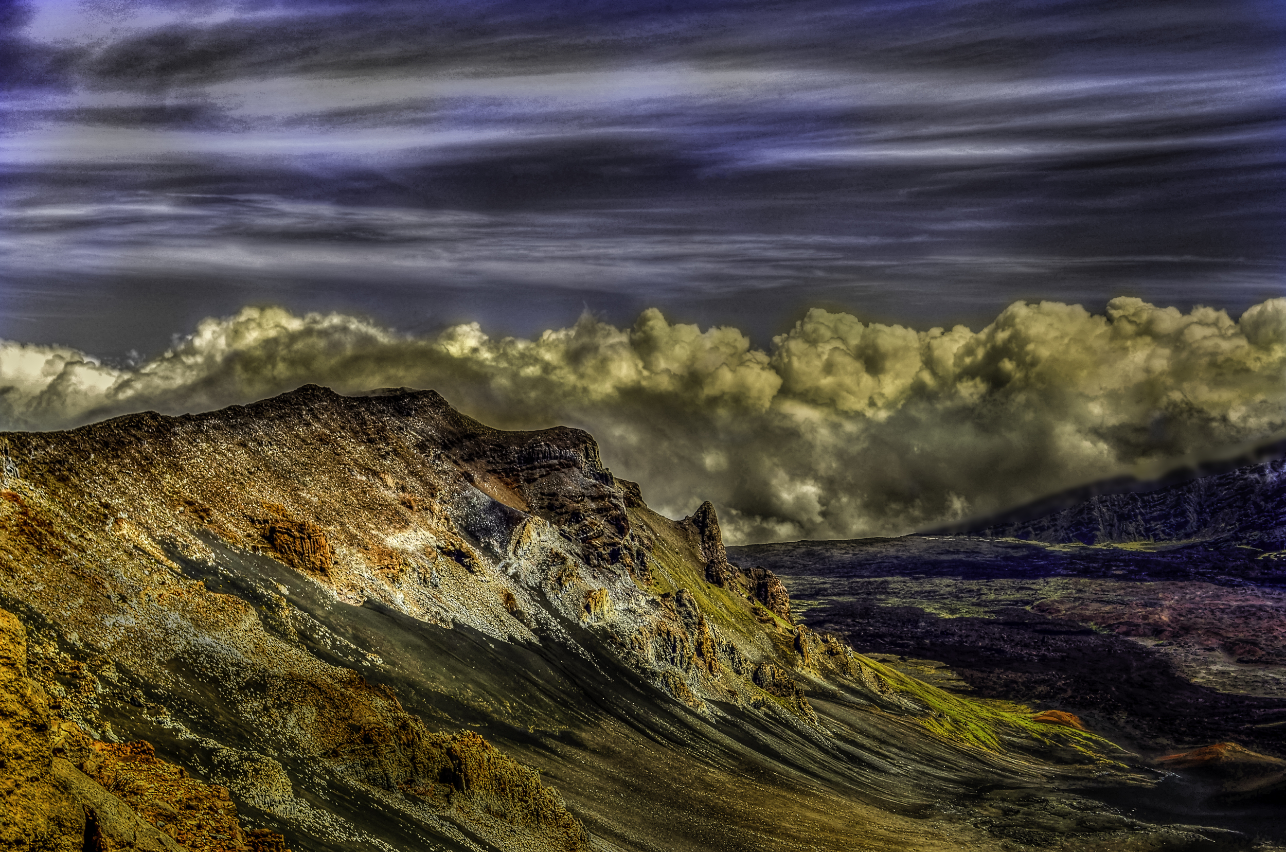 Dusk at Haleakala Crater