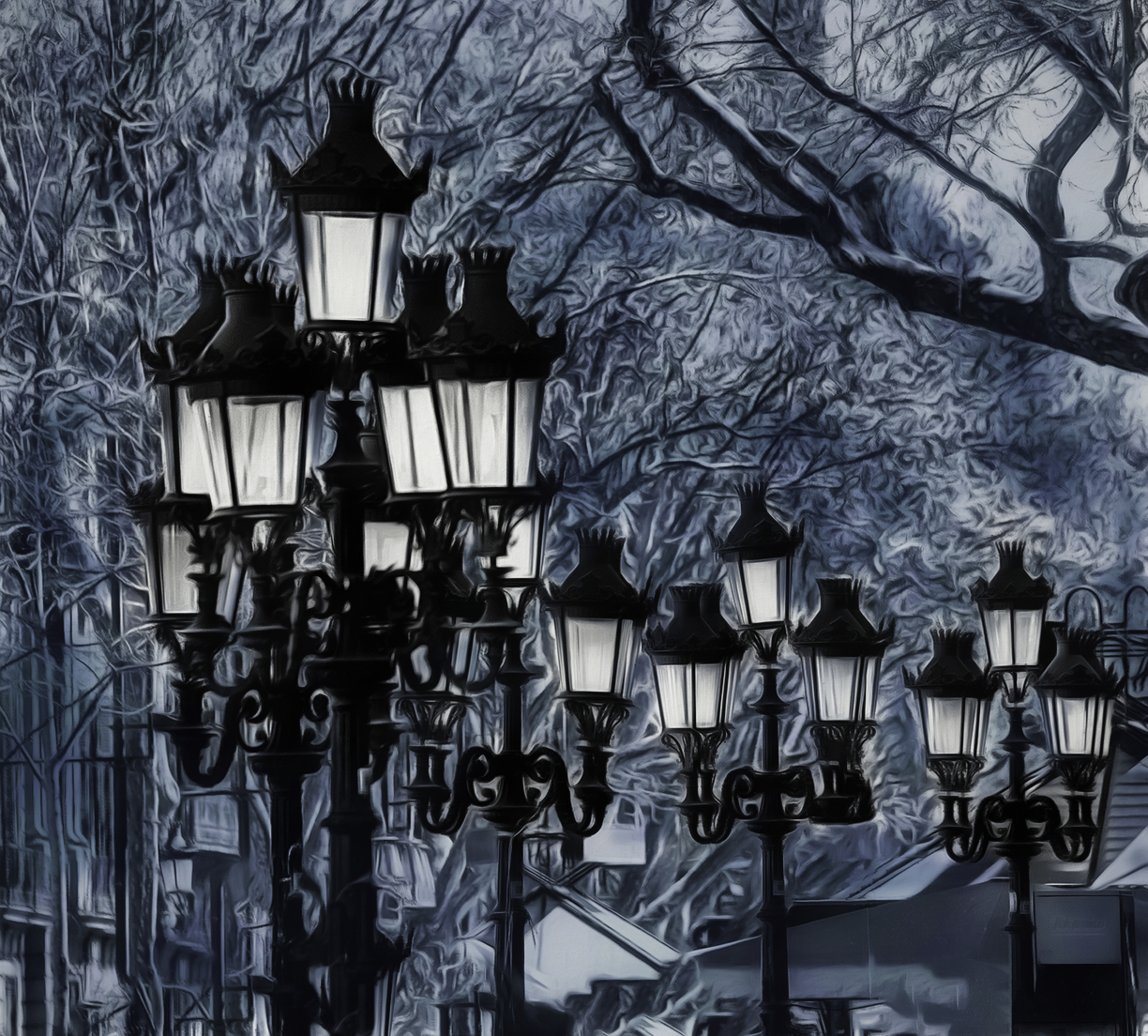 BARCELONA STREET LAMPS