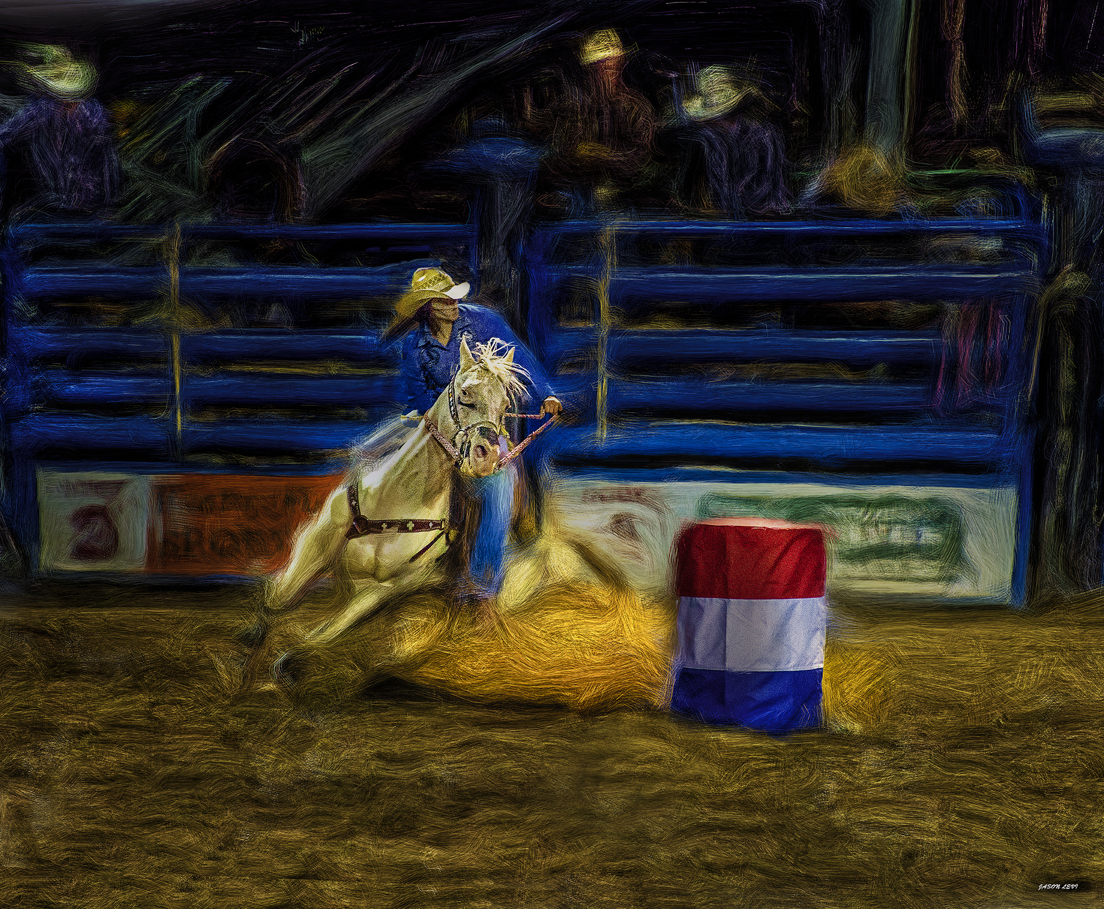 THE BARREL RACER