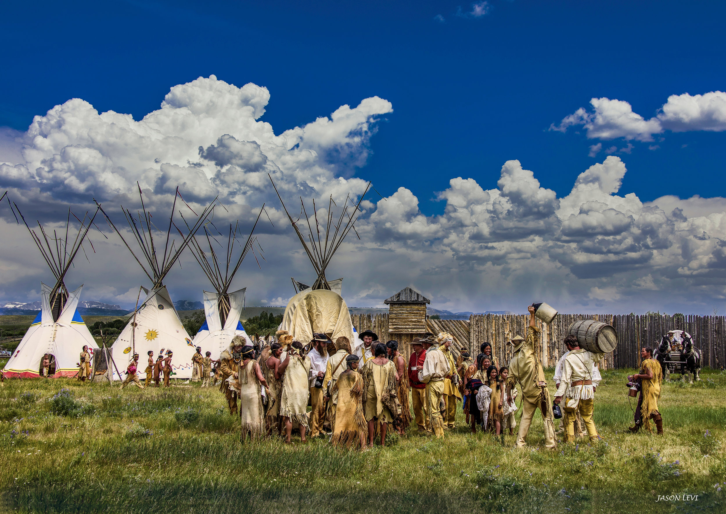 Trading Day at the Fort