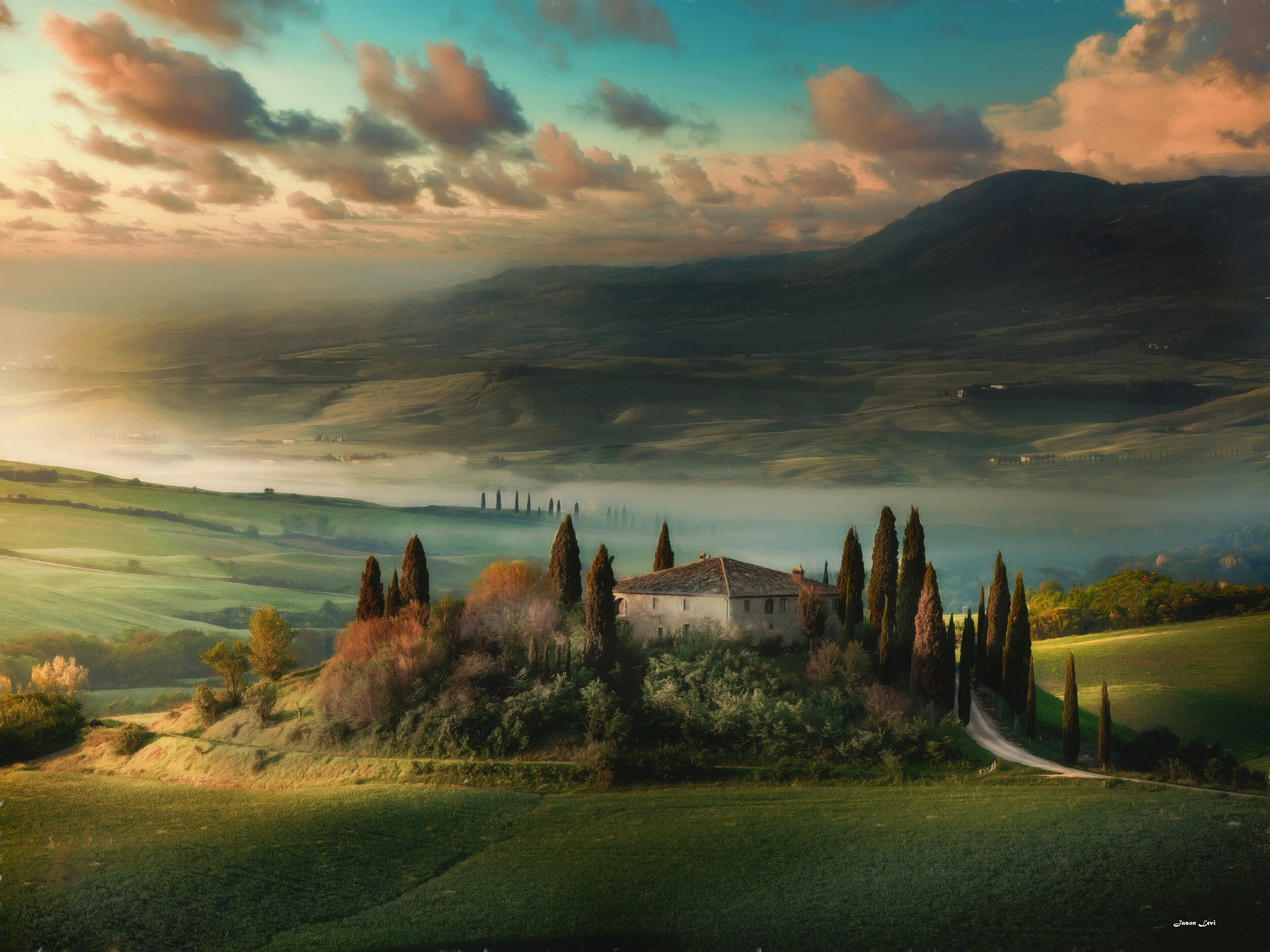 Morning in Tuscany