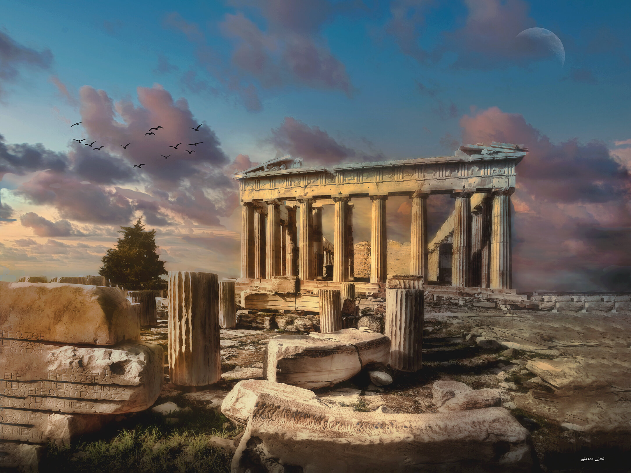 Twilight at the Acropolis