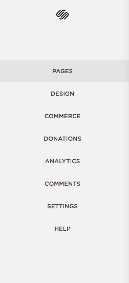 Click on "Pages"