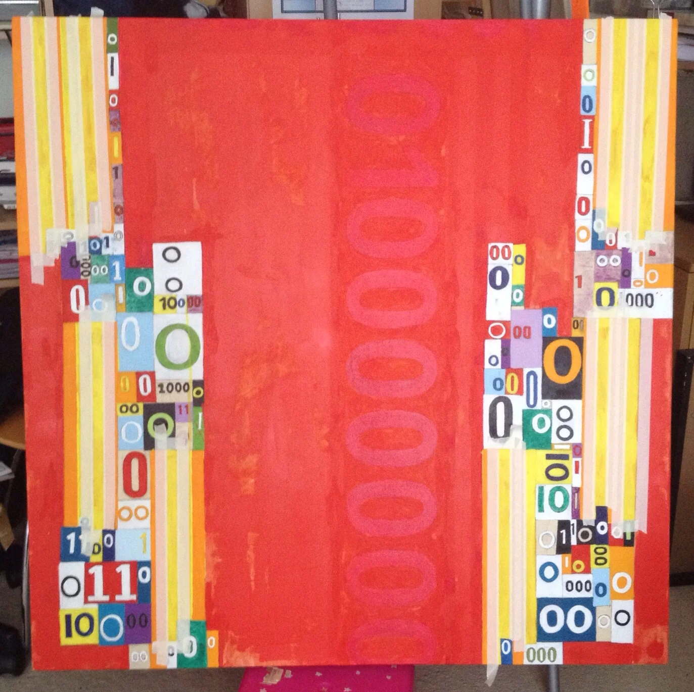 Heat Sink, oil on canvas (work in progress).