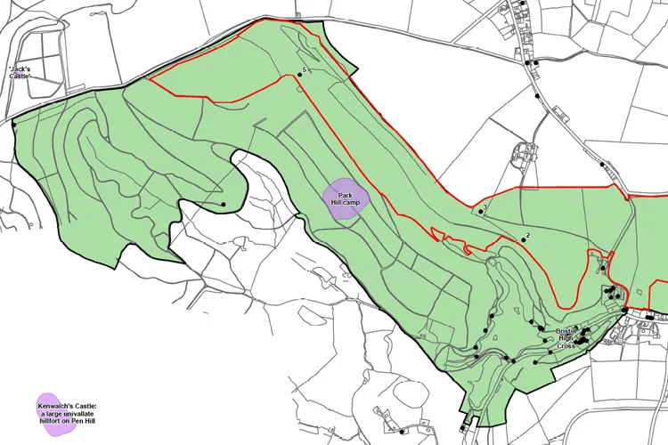 GIS was used to map key assets & management info