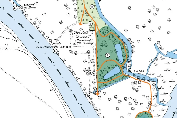 Analysis of the historic landscape revealed a number of lost features. 