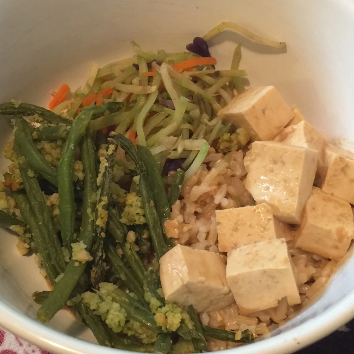 Tofu in Cashew Ginger Sauce