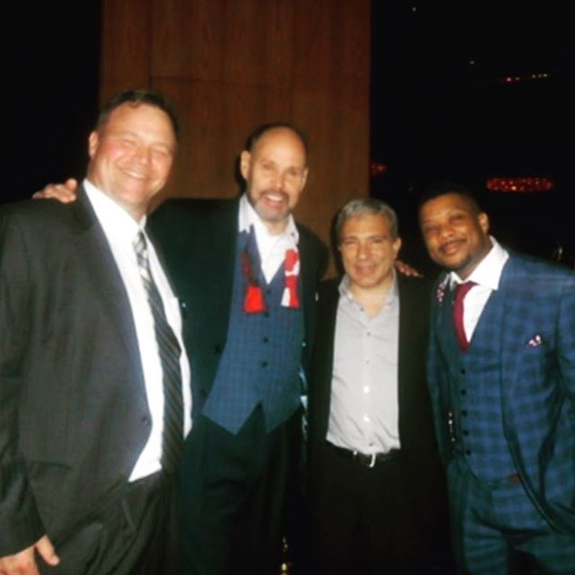 #flashbackfriday #sportsemmys @ernie.johnson and @dugfitzs Andy armas this photo looks older than it is btw it&rsquo;s just a year and a half old