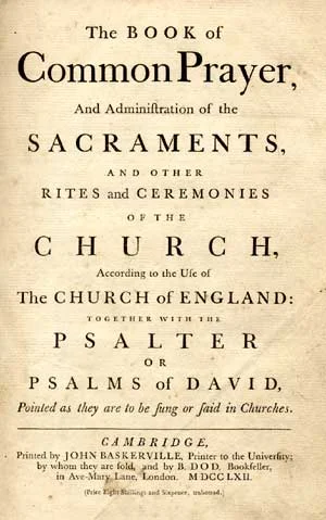 The Collects of the Book of Common Prayer