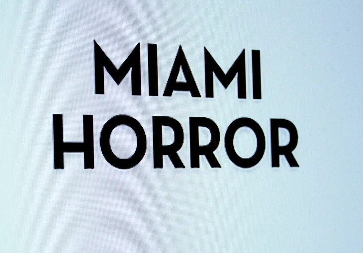 These were created by putting an image of the type on a tv screen and then photographing it. I'm pretty sure one of these will make it onto the final poster.