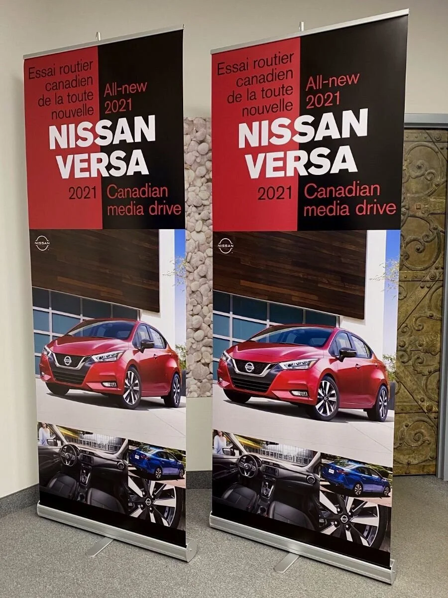Roll-up signage