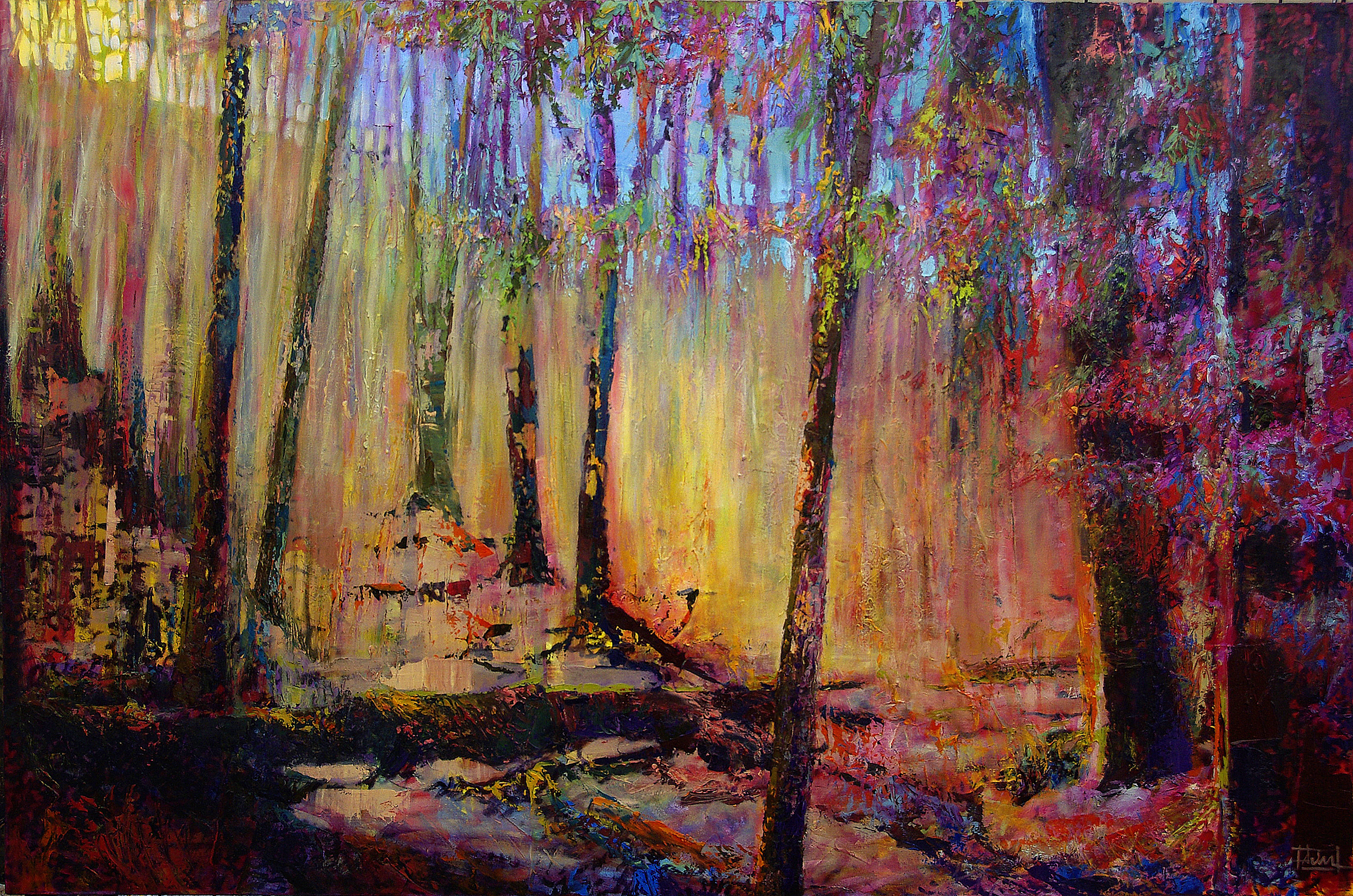 Forest Sunrise  - SOLD 🔴