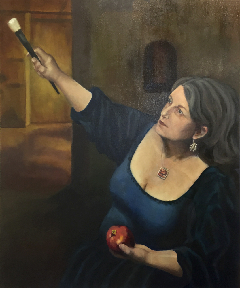 Self-portrait after Artemisia Gentileschi