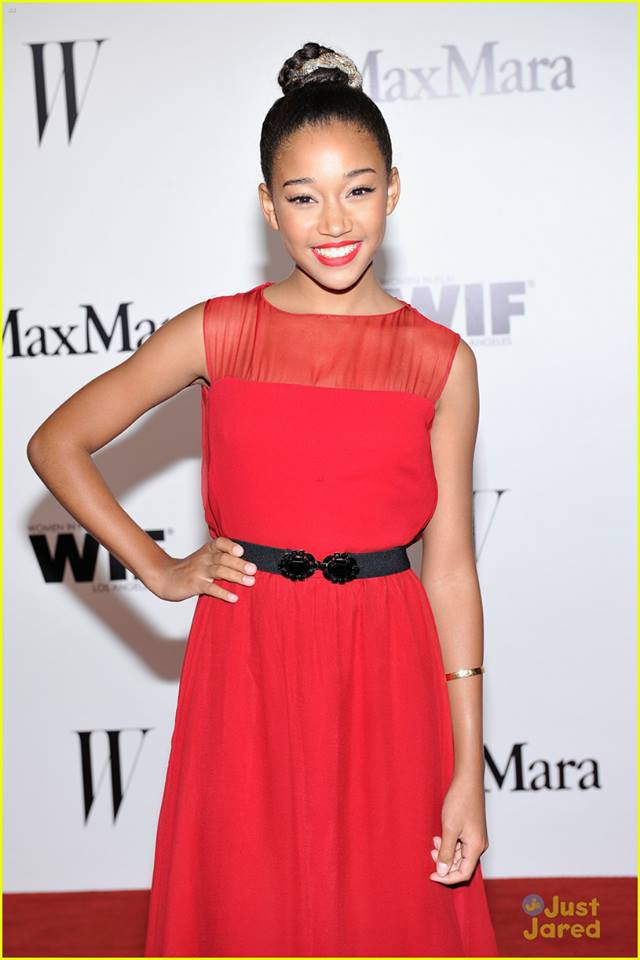Amandla Stenberg Hair and Makeup by Tonya Brewer