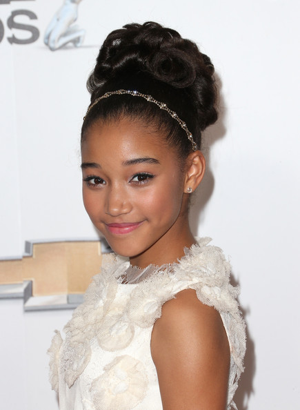 Amandla Stenberg Hair and Makeup by Tonya Brewer