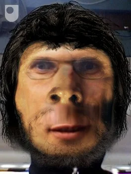 Devolve yourself is a funky little tool to give you an idea of how you would look as one of your distant ancestors. Upload a photo and you can see yourself as you would have looked up to 37 3.7 million years ago, in short hairy.
Check it out and if anyone wants me to post their devolved selves email me and I will get it up here.
http://www.open.ac.uk/darwin/devolve-me.php