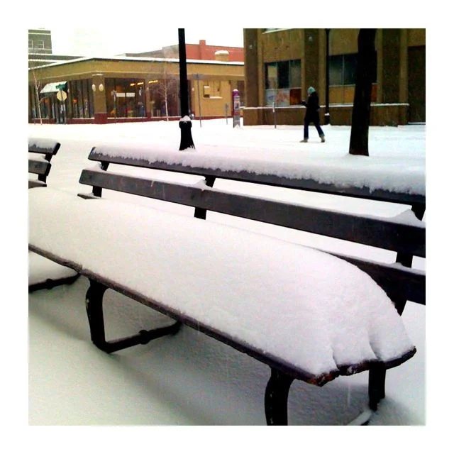 Well it's all white any way. It has also been inaccessible to most anyone without a 4wd vehicle over the last weekend. We are just coming out of the biggest storm in 28 years. It is beautiful right now, though I imagine it will be a big mess as it starts to melt.