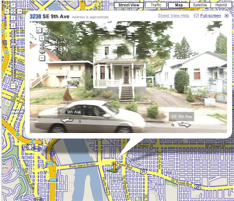 Google Maps has Street View for Portland.