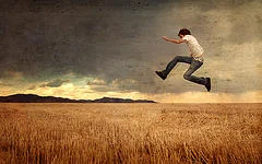 one would.
Originally uploaded by antimethod .
Came across this photo on the flickr blog, and thought I had to post if for its dramatic use of the rule of thirds. The person jumping and the horizon line both follow this rule and it ends up being a fantastic composition.
I now want to rush out and take pictures of people jumping across various landscapes!
via blog.flickr.com
