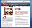 Here is the latest design for the bright light innovation site. Now its time to test my mad CSS skillz.