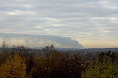 Buncefield Fire from my window