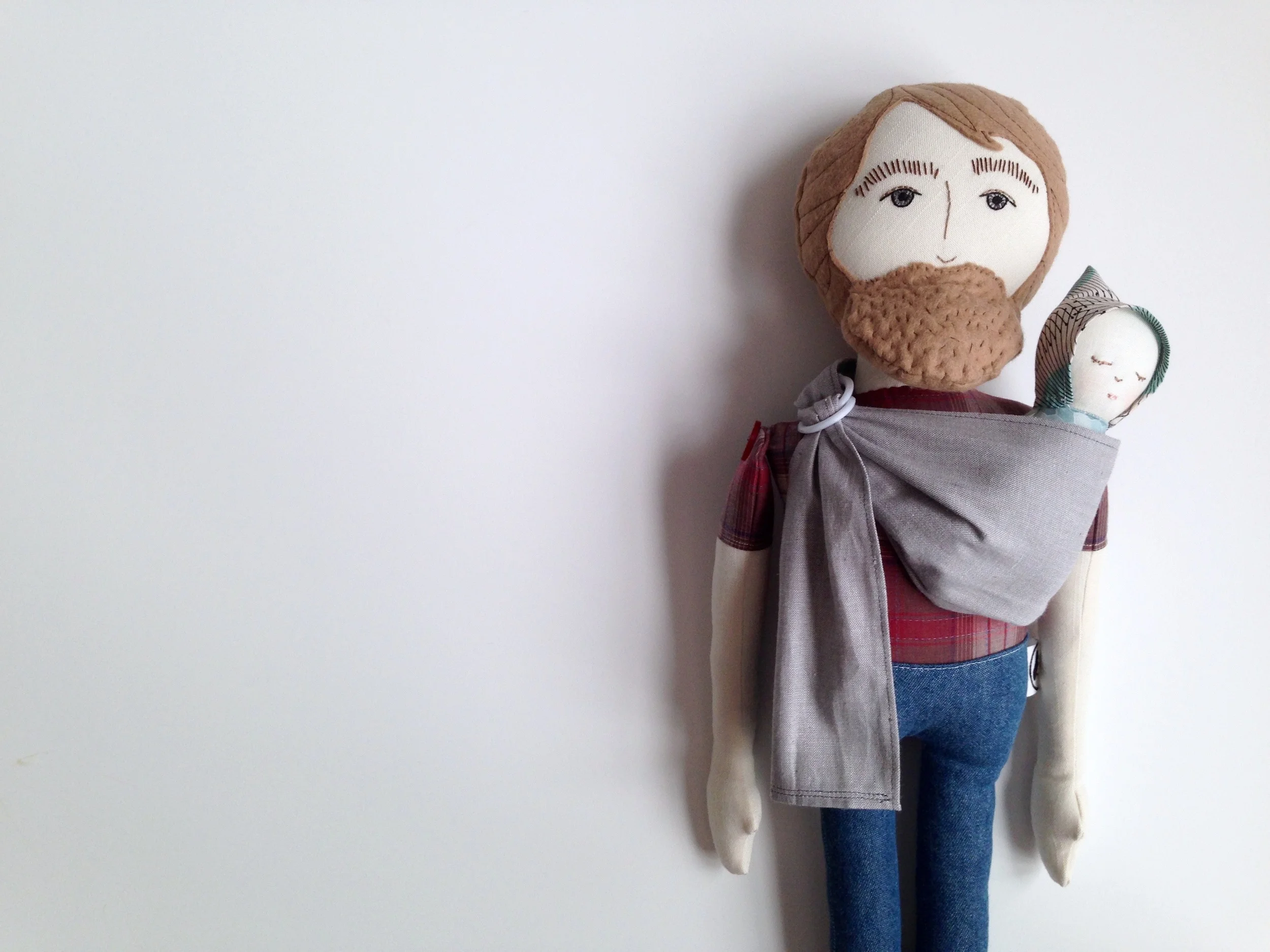 Bearded Babe in Baby Carrier