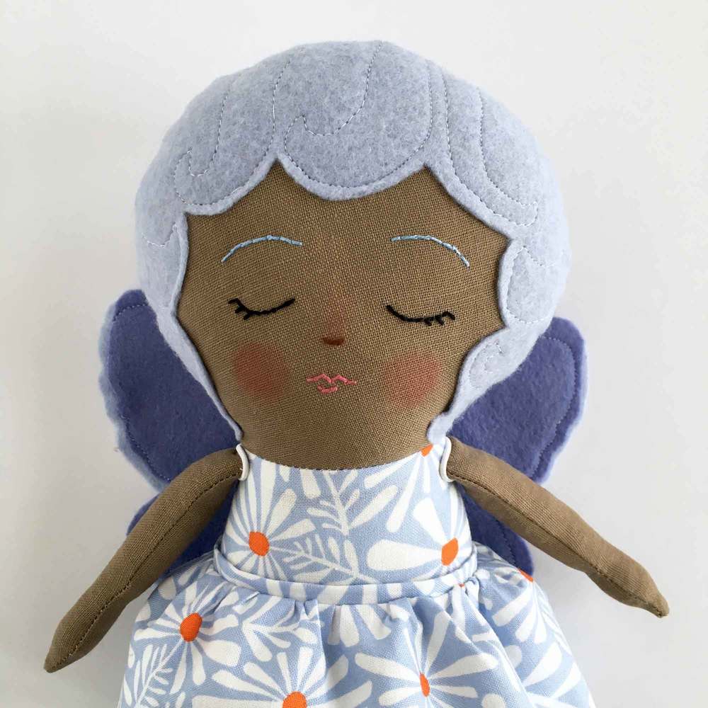 Purple Sleeping Fairy Doll