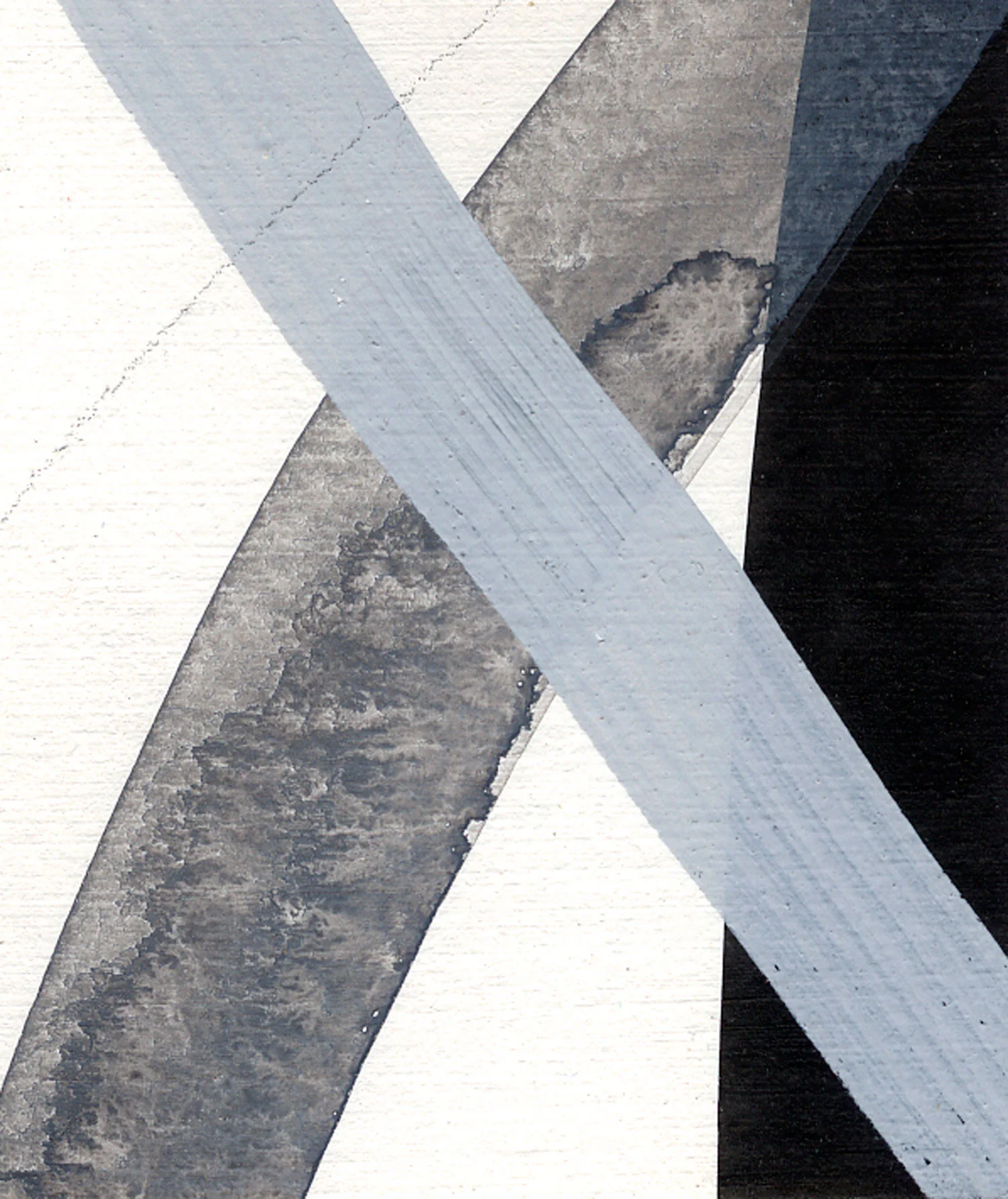 Rockland 12 , 2.5 x 2", ink, gouache & pencil on gessoed paper, 2016