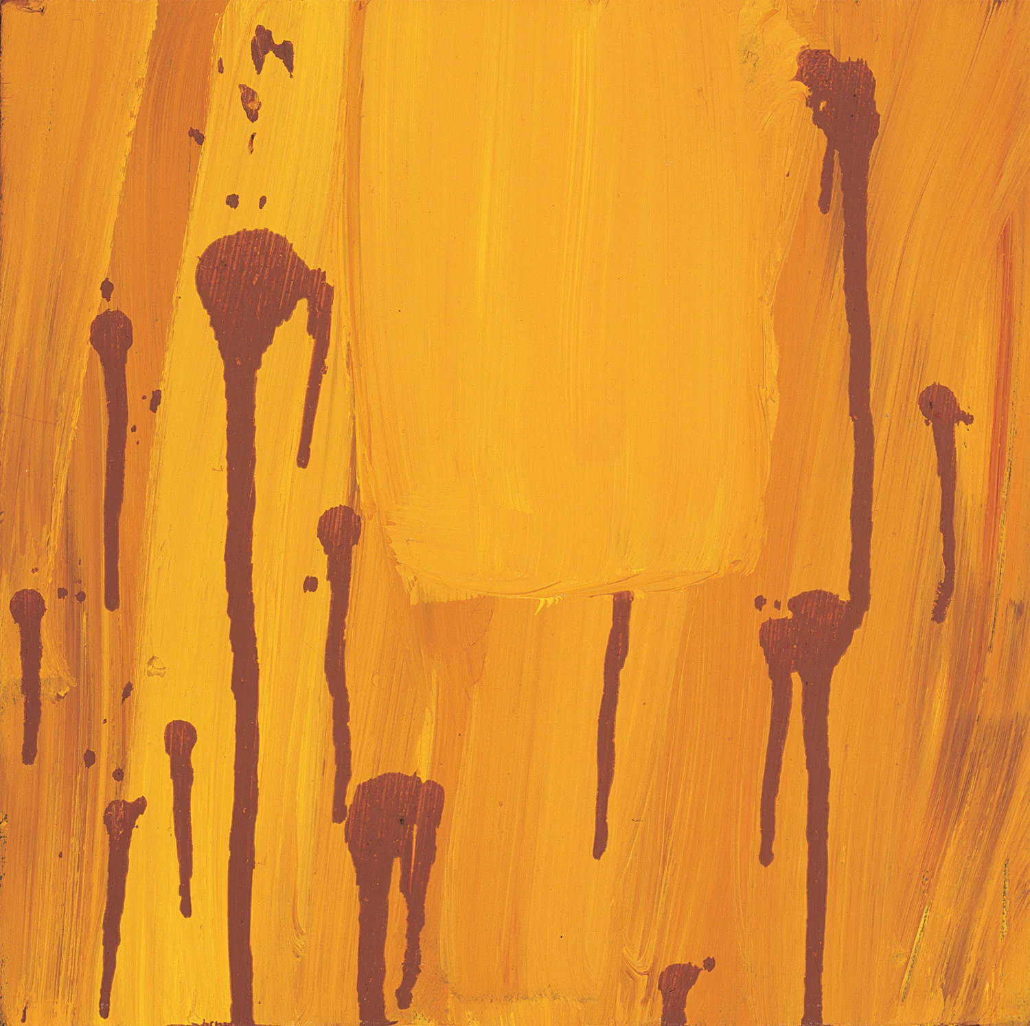 Cascade , 9 x 9", oil on canvas, 2003