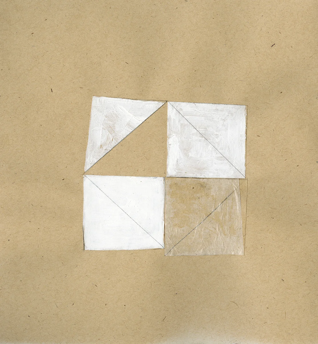 Object 1 , Gouache and pencil on paper, 9 x 10", 2016