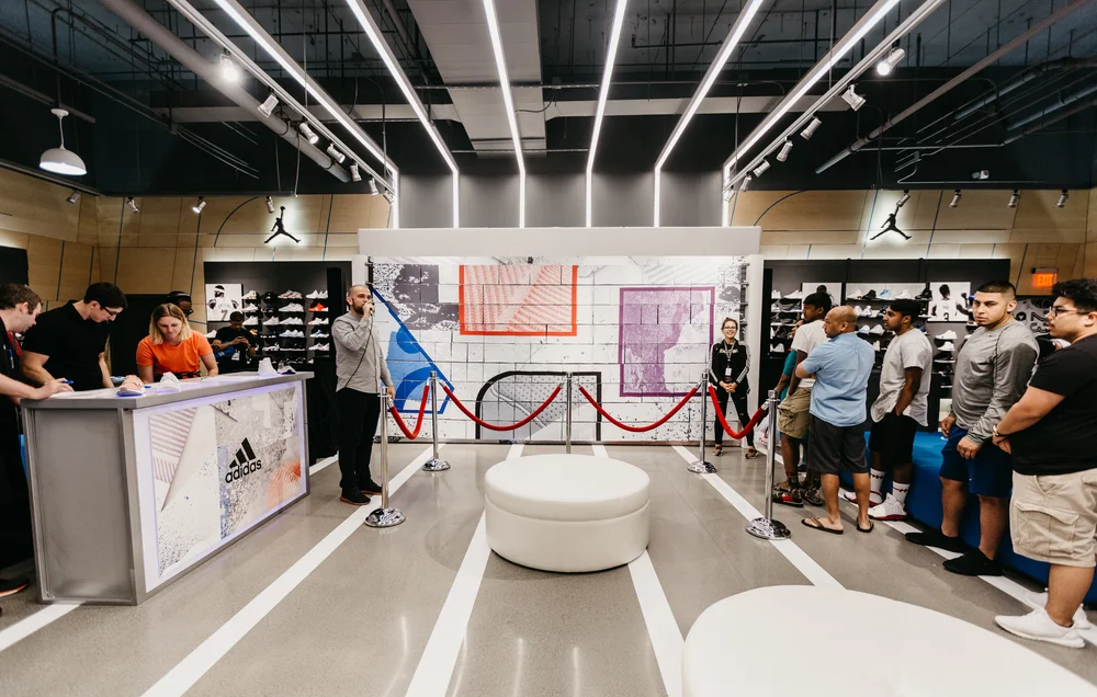 Finish Line Store Interior
