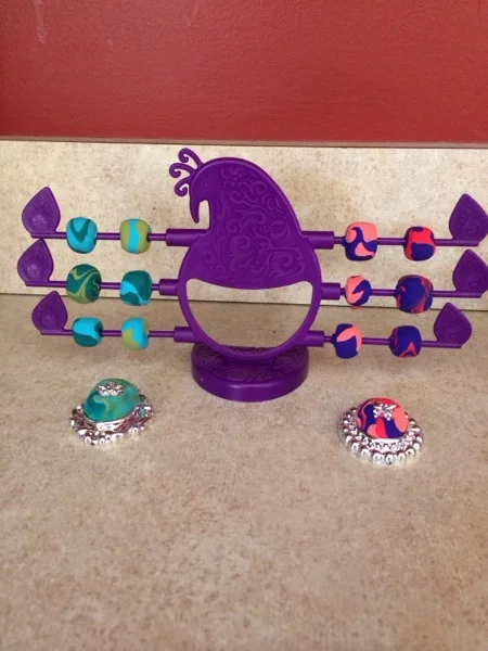Benjamin made this jewelry for his lady friend. Who knew a boy's first heart break would happen before he's four. 