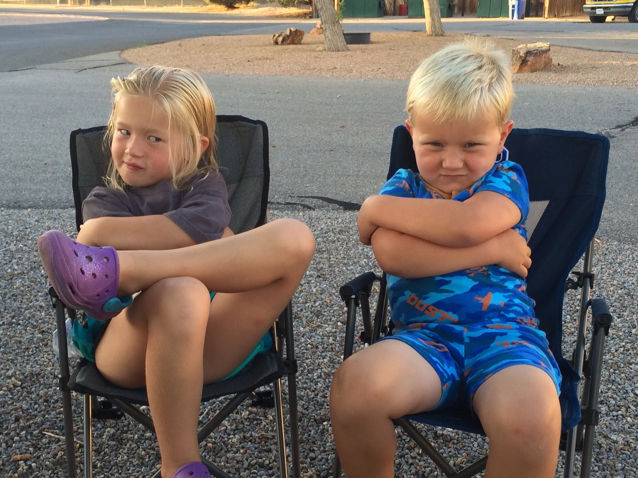 We told them it was bed time.