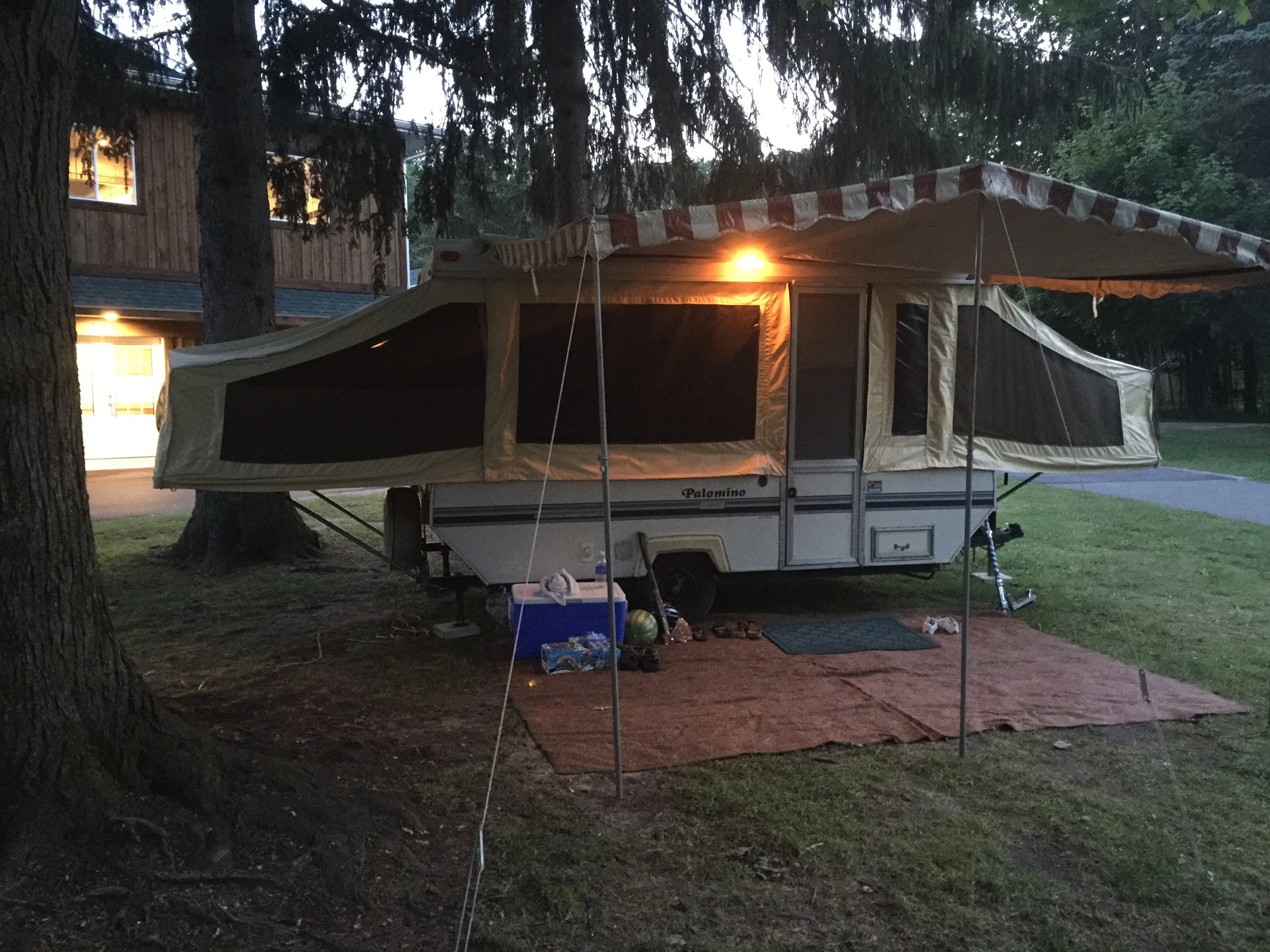 Born in 1989 this camper has probably done and seen more in 25 years than you. You could change that you know, give yourself the gift that keeps giving and put this camper behind your vehicle. Seriously it is for sale and the price goes up as more m…
