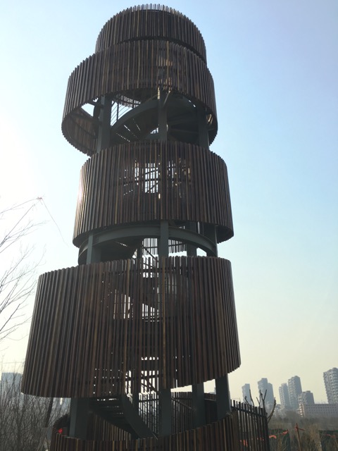 Assuming this is a spiral staircase there are 68 steps. If this is not a picture of a tall tower like staircase well then I'll fix it in post. 