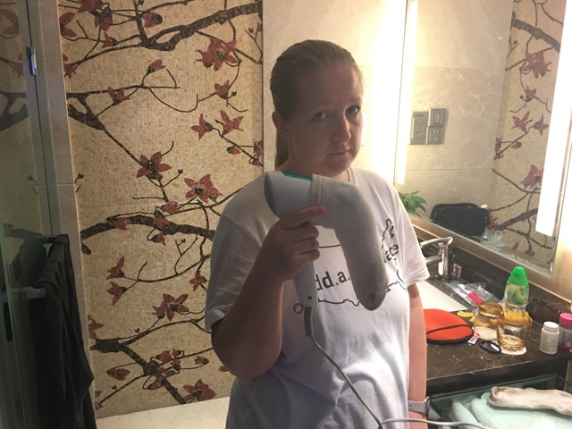 Hair Dryer meet Sock. 