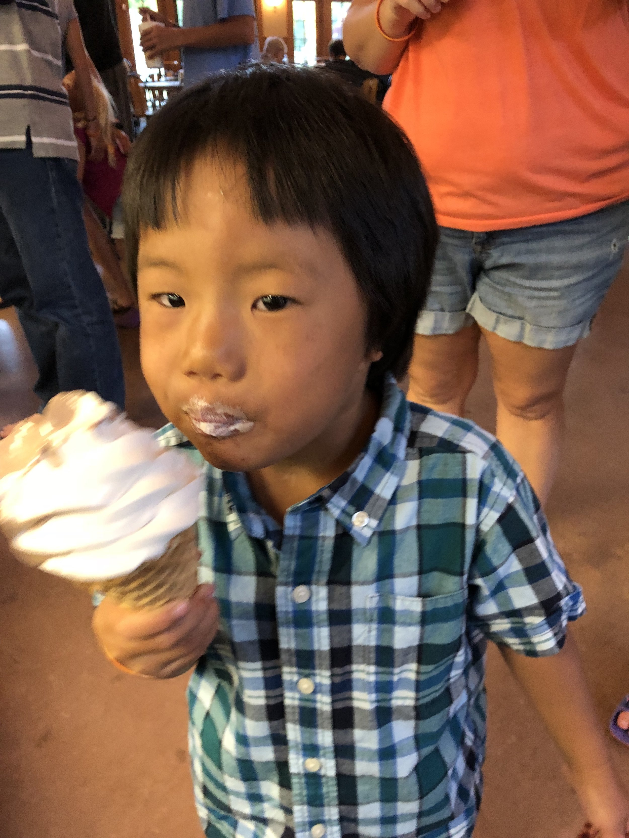 An enthusiasm unknown to ice cream eating kind.