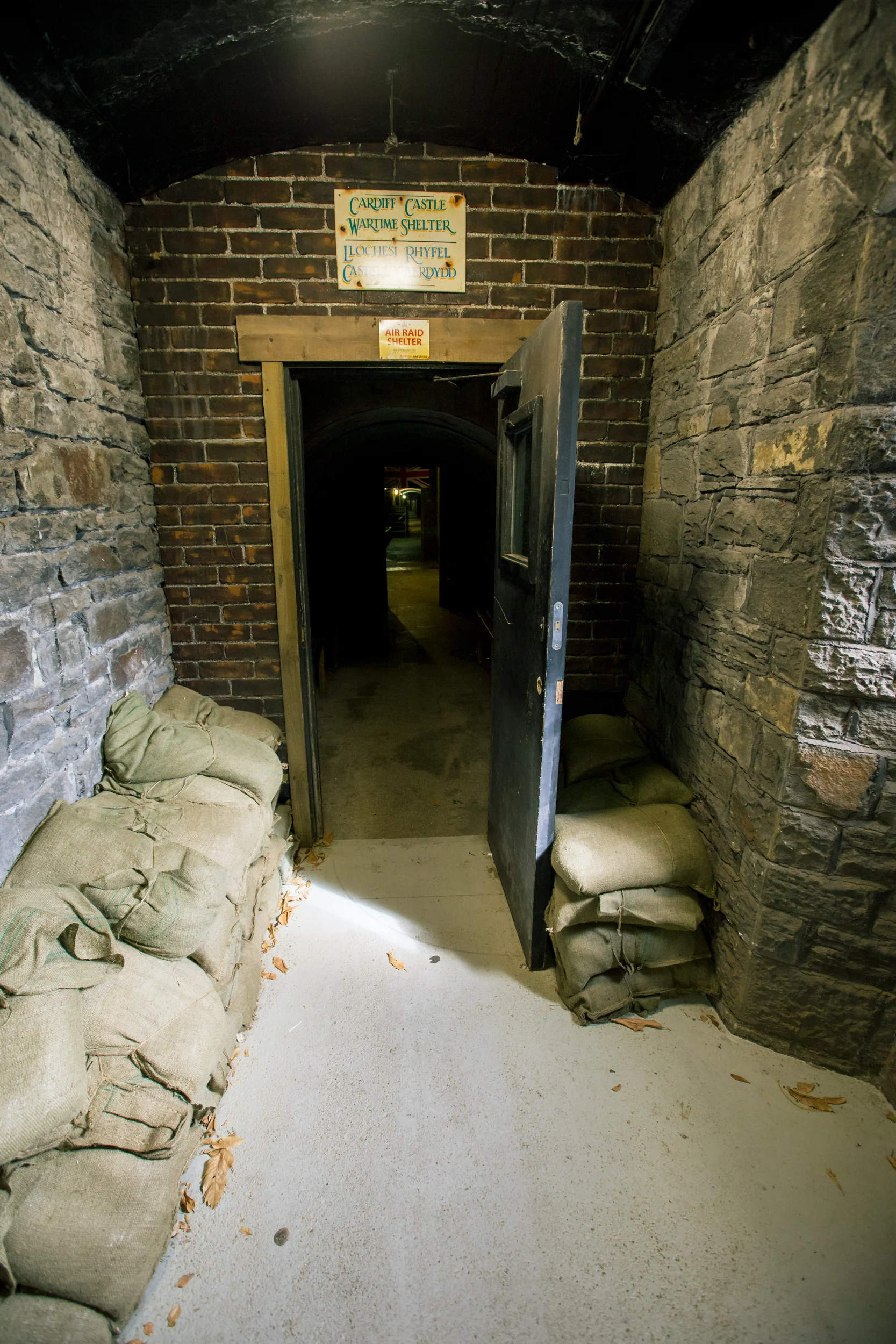 cardiff castle WWII bunker