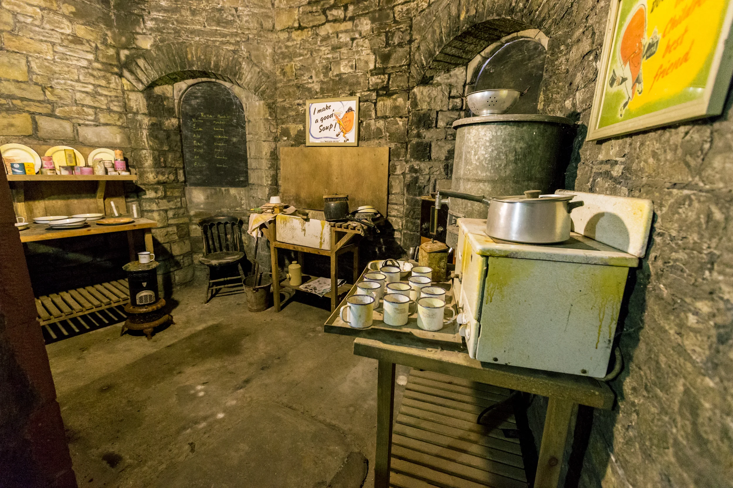 cardiff castle WWII bunker