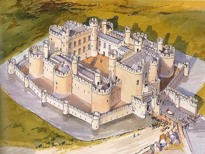 beaumaris castle, if it had been completed.