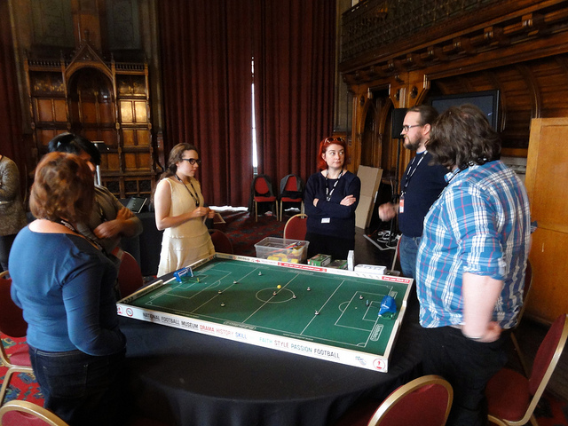 Data-driven Football Workshop at FutureEverything, Manchester. 