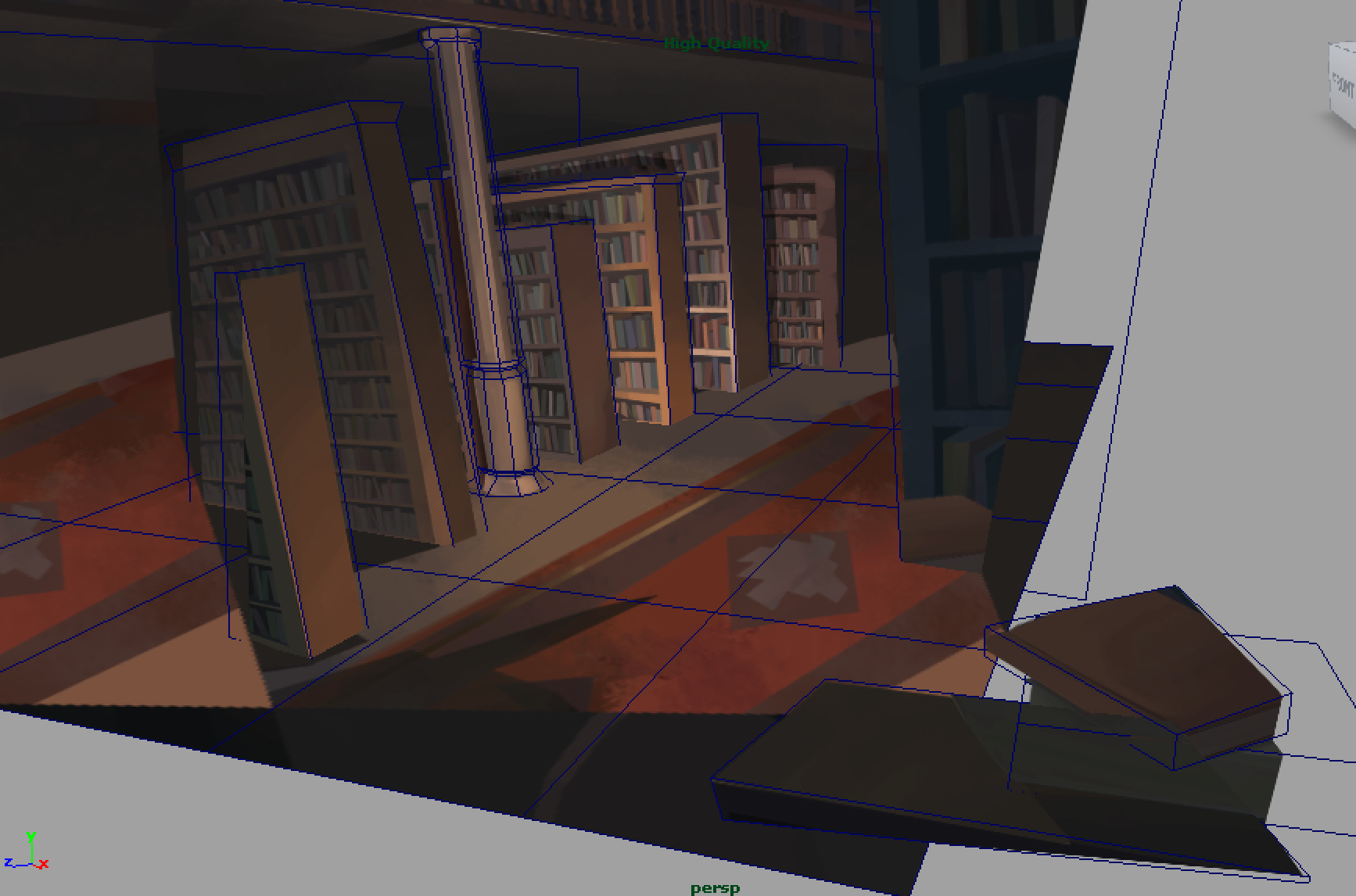 layers projected onto geometry