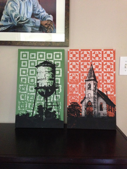 Landmark Series set Water Tower/Sanctuary available in the JBarberStudio Store for $175