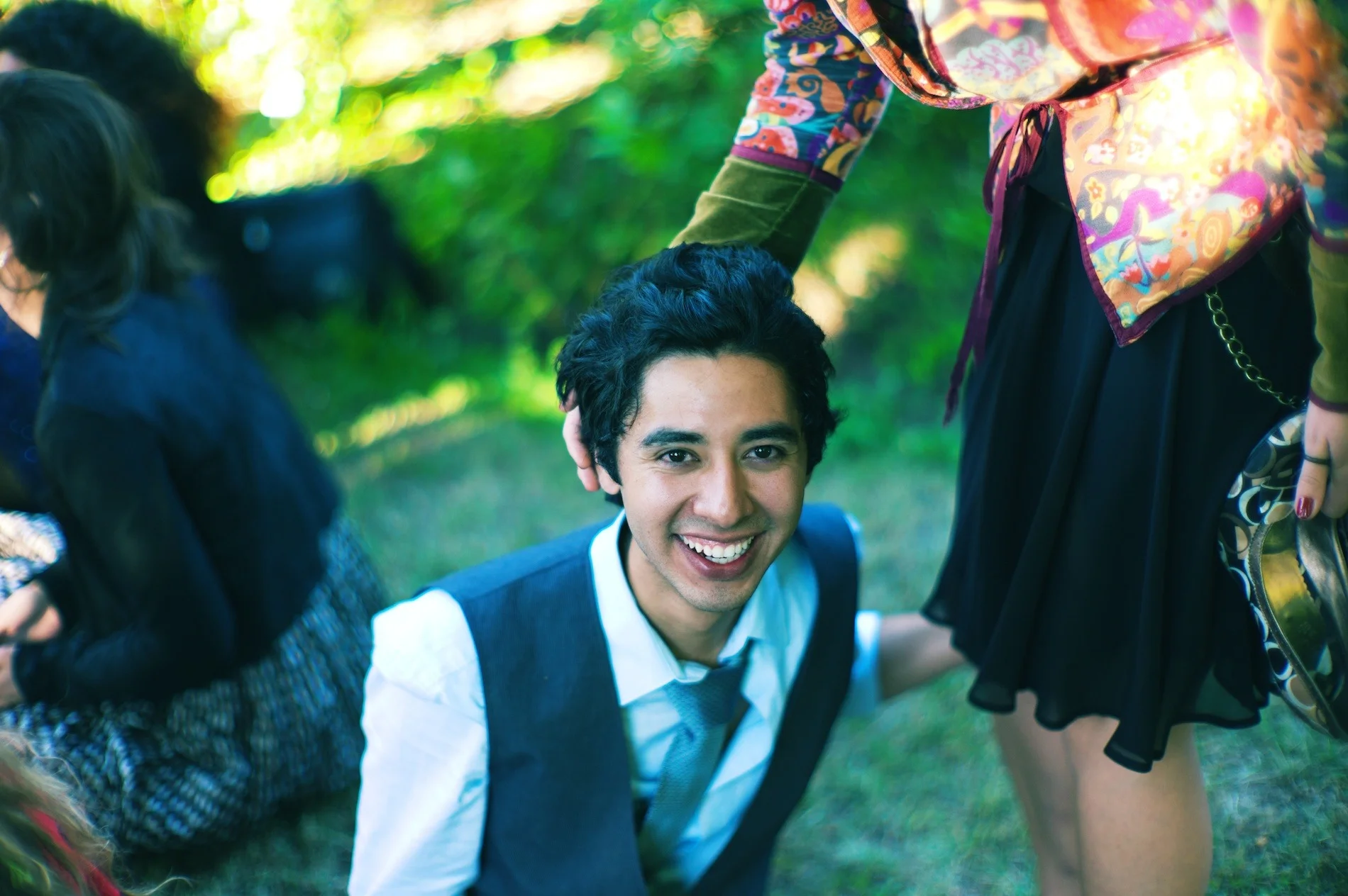 Can you see the excitement in his eyes?
