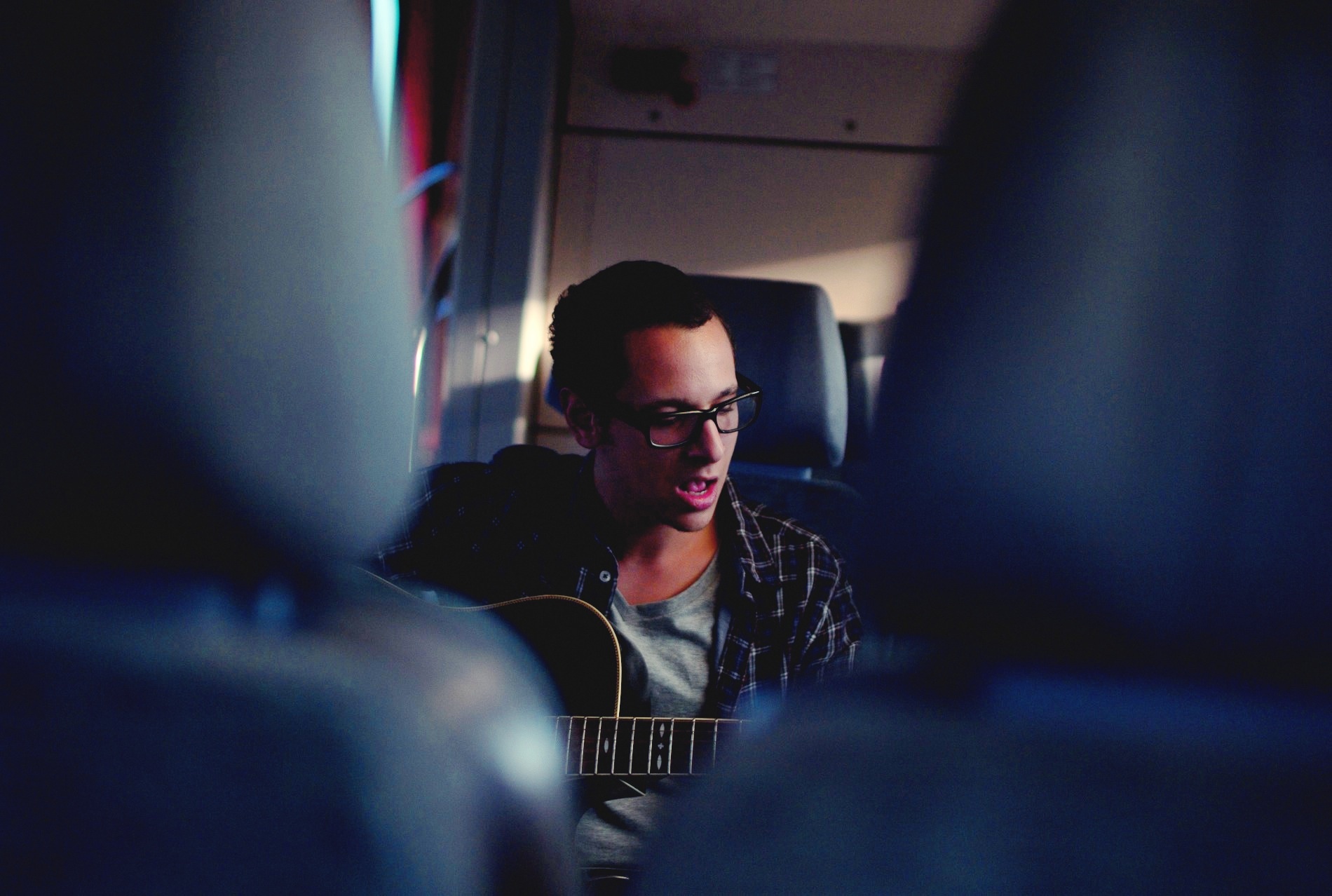 Train musician