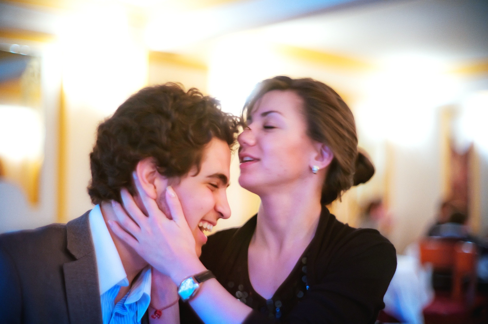 I love the tenderness of my cousin to my brother - a blessing