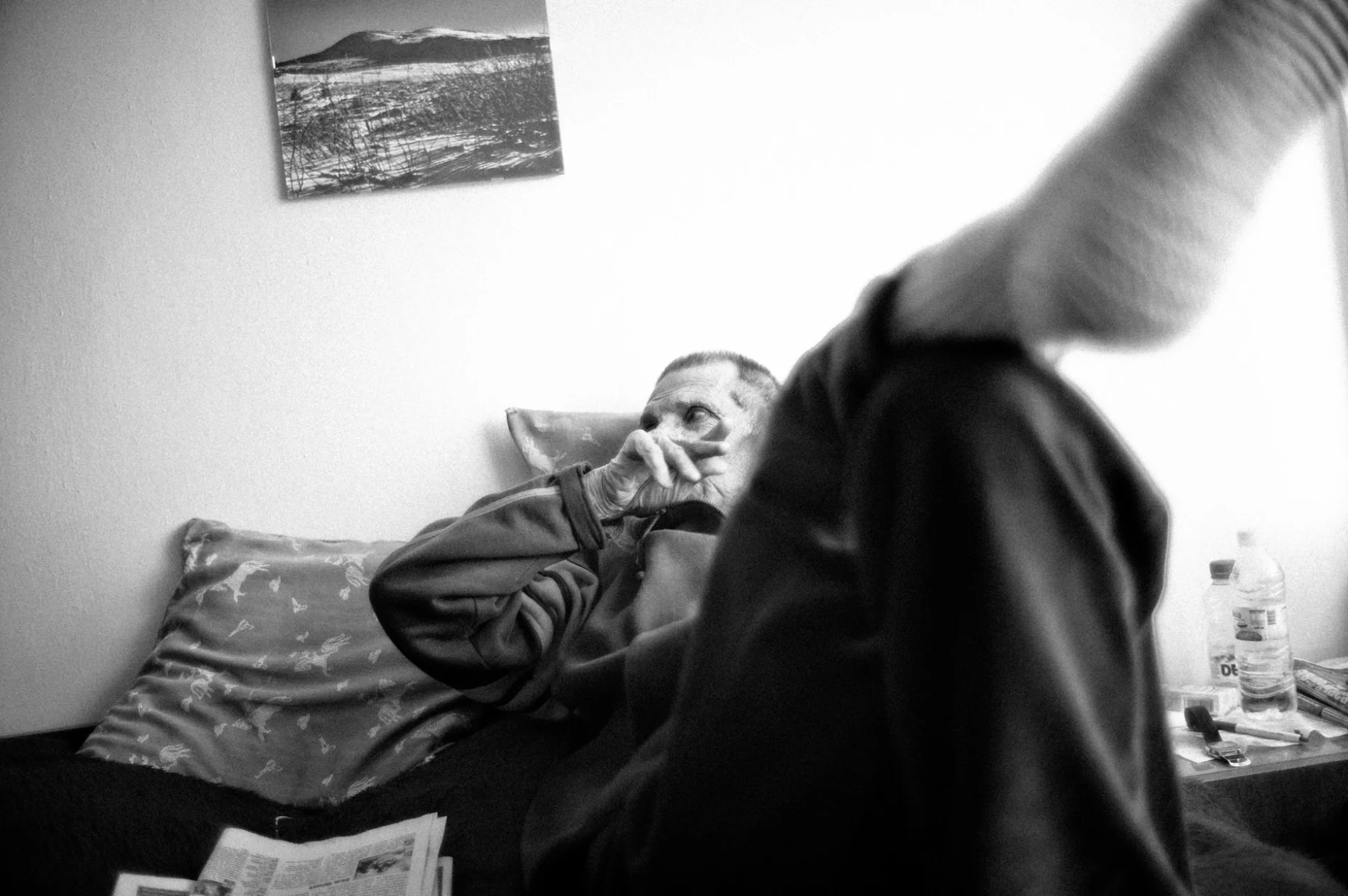 It is touching to have my photograph on my grandparents' wall