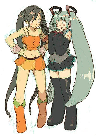 ​Arancia &amp; ミク by にたこ © 2010