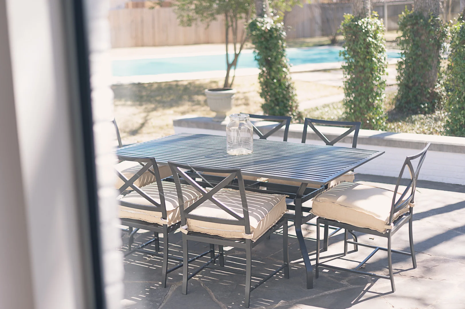 We just need to throw a few plants in our empty pots, wait for the last of the chilly weather to pass, marinate something yummy for the grill and enjoy.​