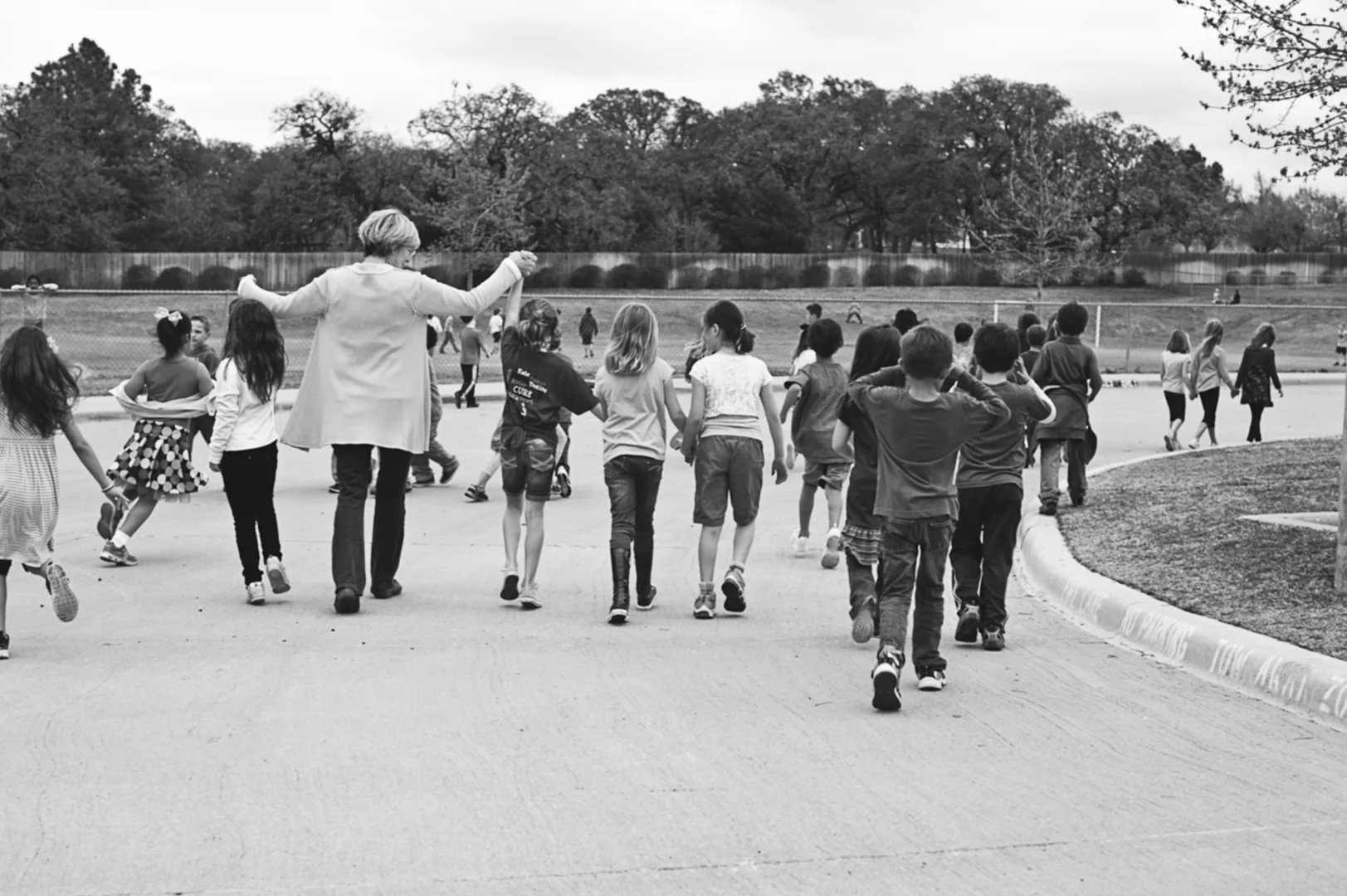 I'd say Nana came away from the walk with a few new girlfriends.​